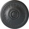 Ekena Millwork Bailey Ceiling Medallion (Fits Canopies up to 4"), Hand-Painted Pewter, 18 1/8"OD x 3/4"P CM19BIPES - alternate 1